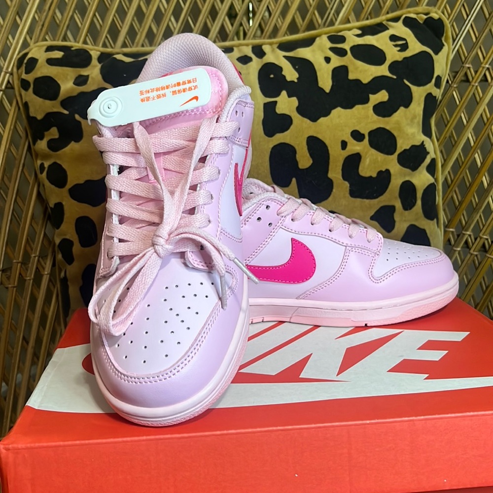 Nike Dunk Low - Triple Pink Low Top Dunks -Men’s 7.5 women’s 9. True to size